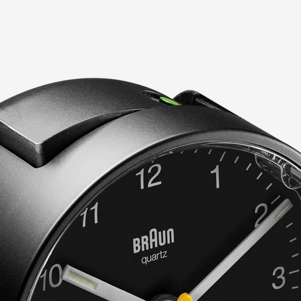 Braun BC01B Classic Analogue Alarm Clock Black - Image 7