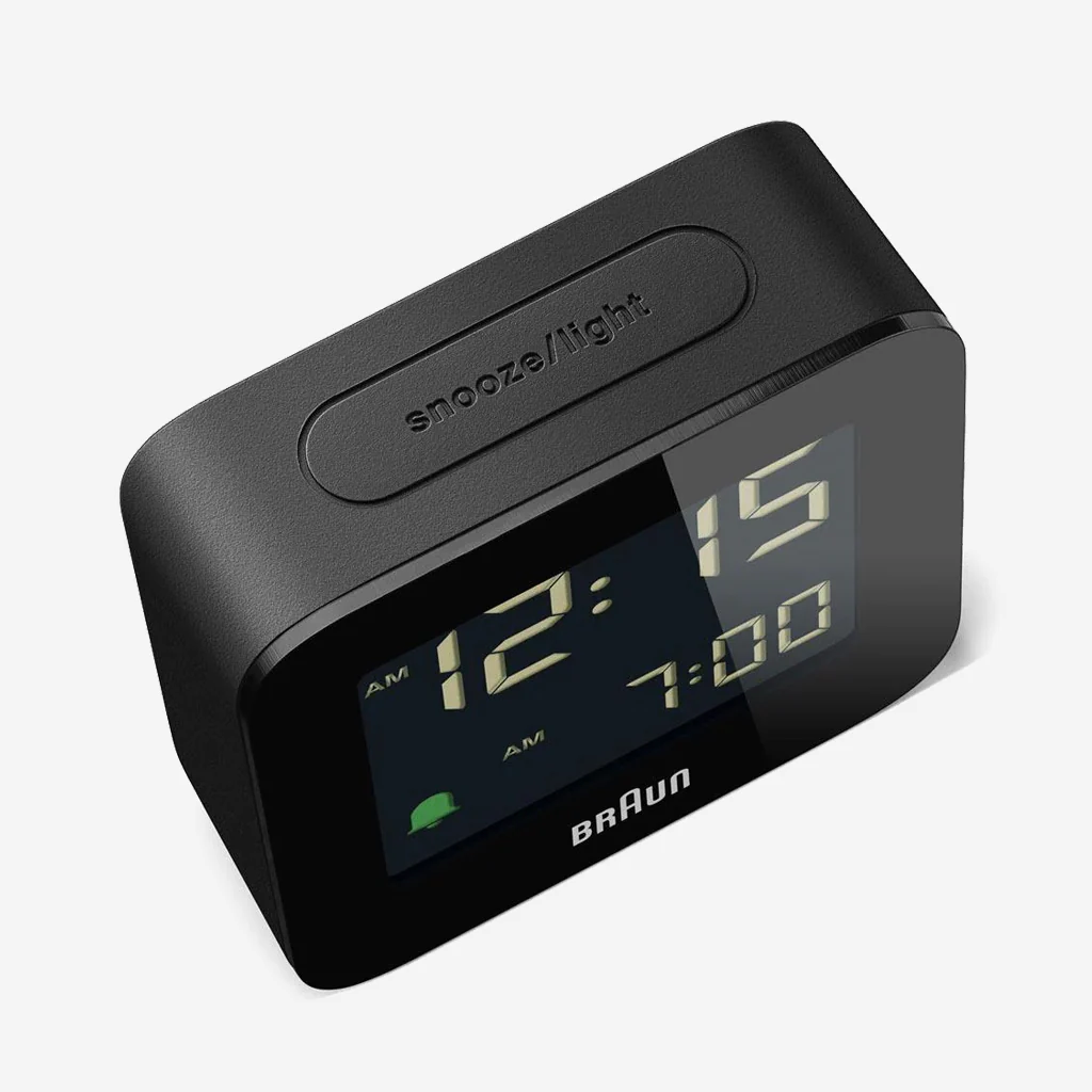 Braun BC08B Digital Travel Alarm Clock Black - Image 7