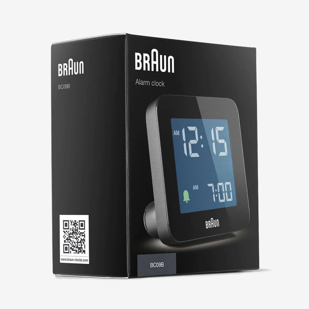 Braun BC09B LCD Alarm Clock Black - Image 8