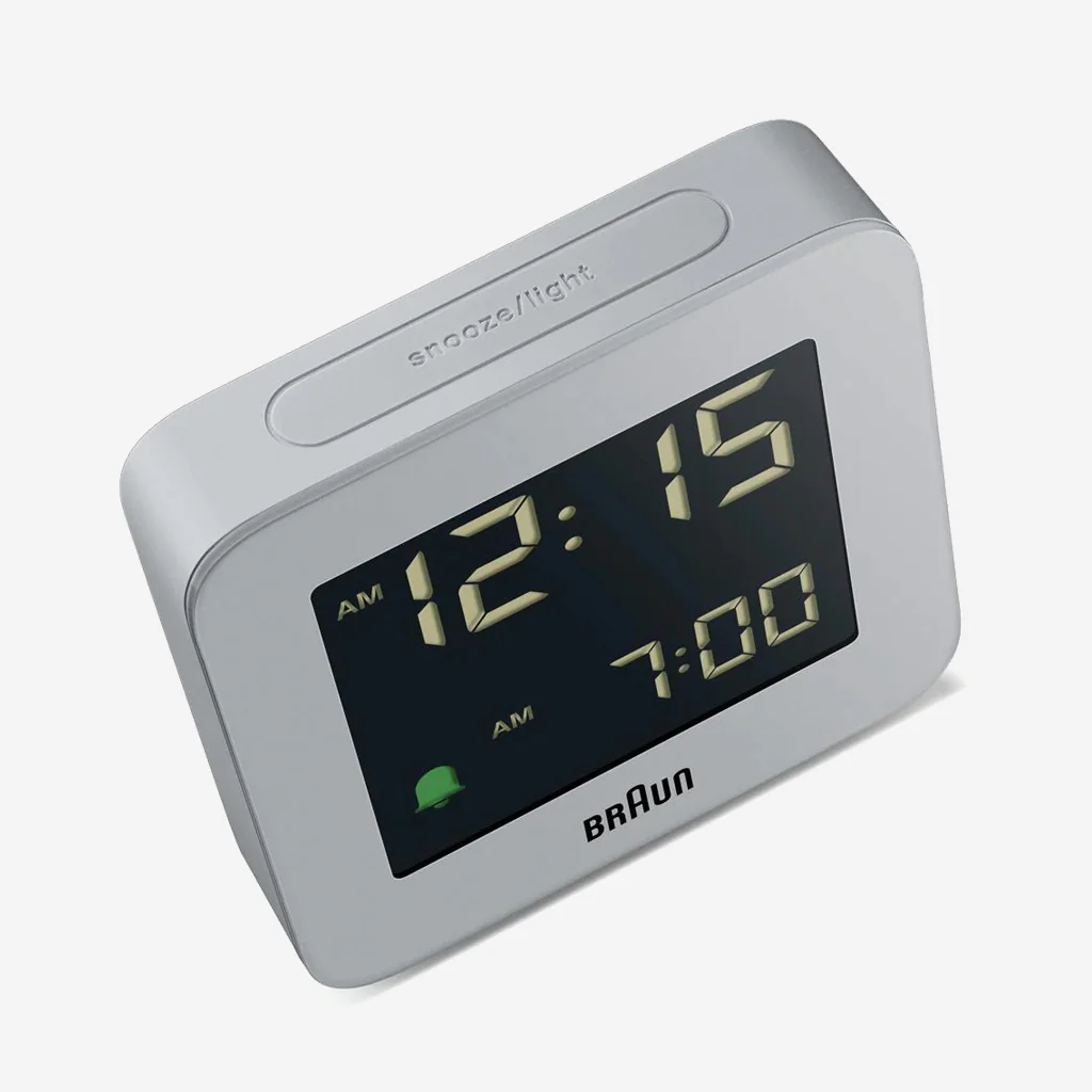 Braun BC09G LCD Alarm Clock Grey - Image 5