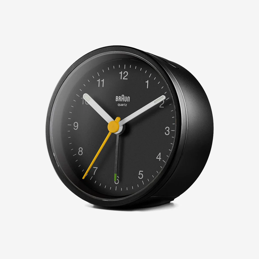 Braun BC12B Classic Analogue Alarm Clock Black - Image 3