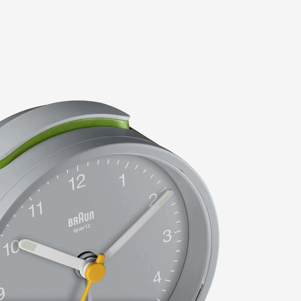Braun BC12G Classic Analogue Alarm Clock Grey - Image 6