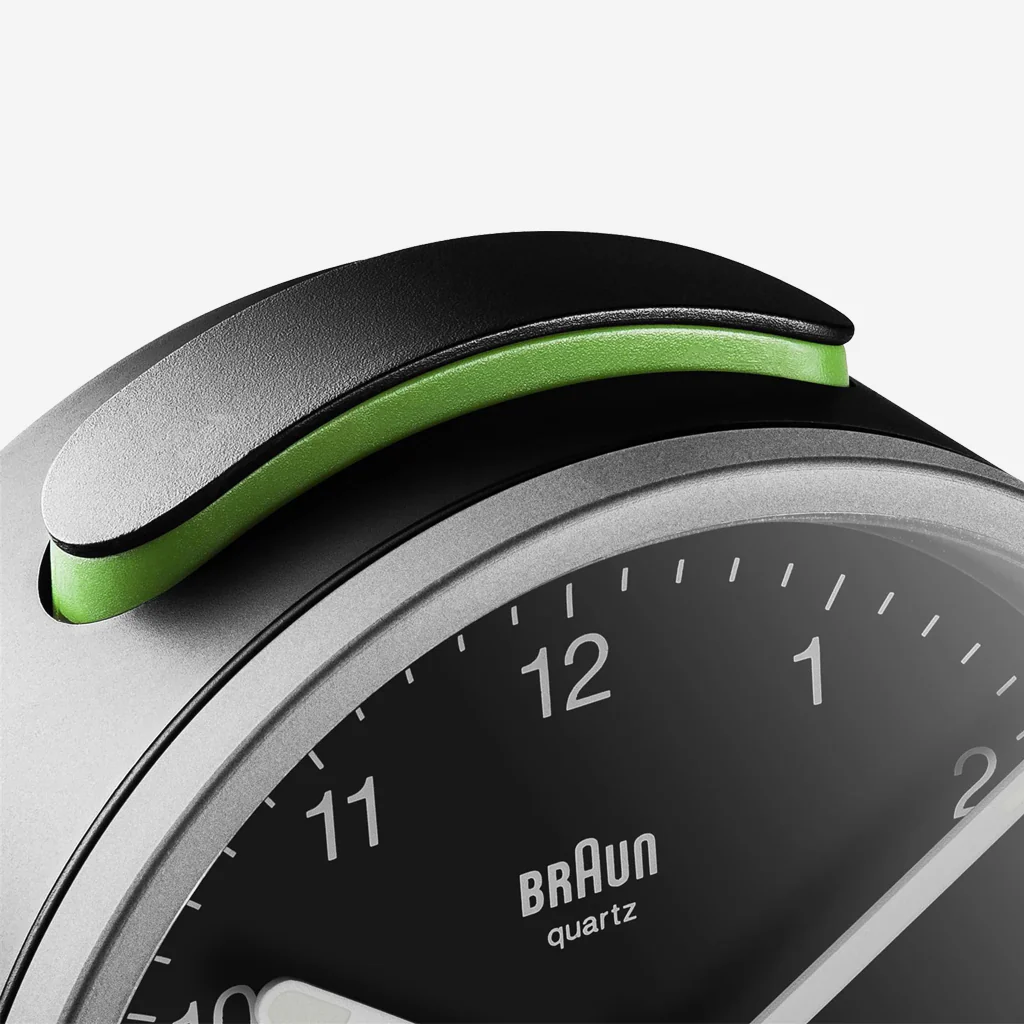 Braun BC12SB Classic Analogue Alarm Clock Silver Black - Image 7