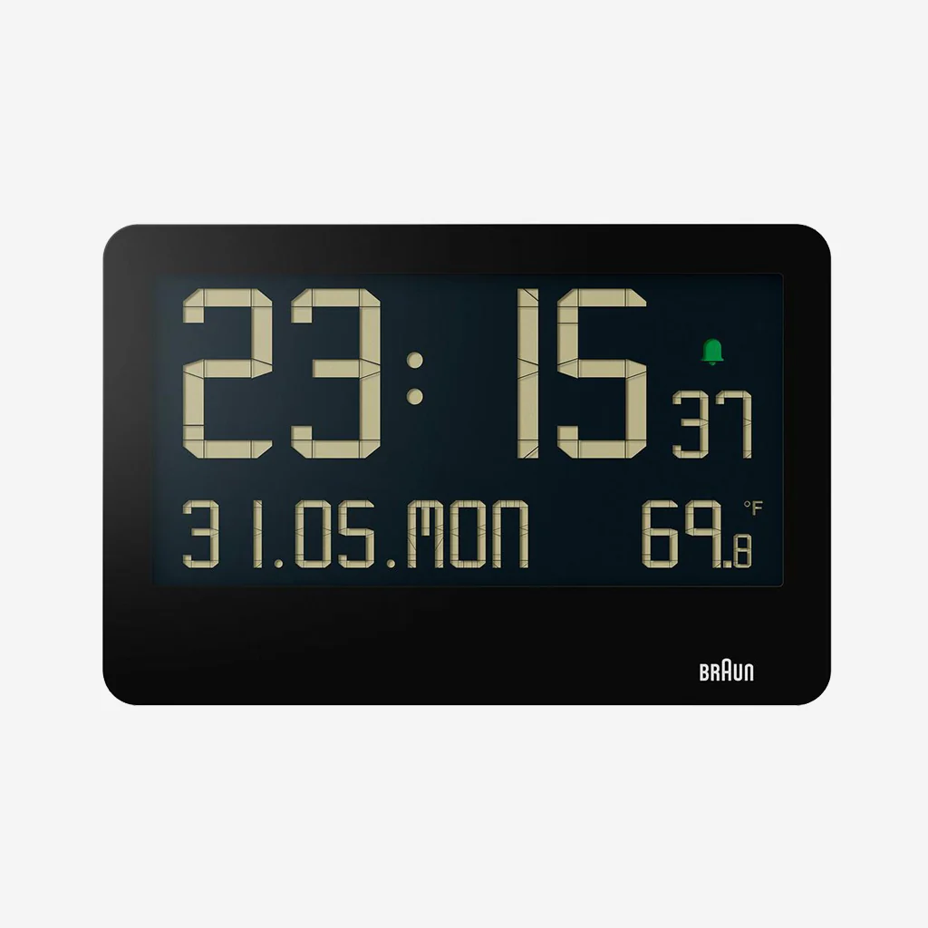 Braun BC14B Wall Clock Digital Black - Image 6