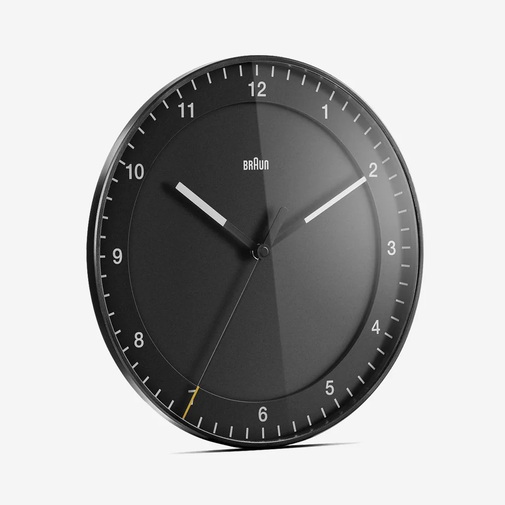 Braun BC17B Large Wall Clock 30cm Black - Image 3
