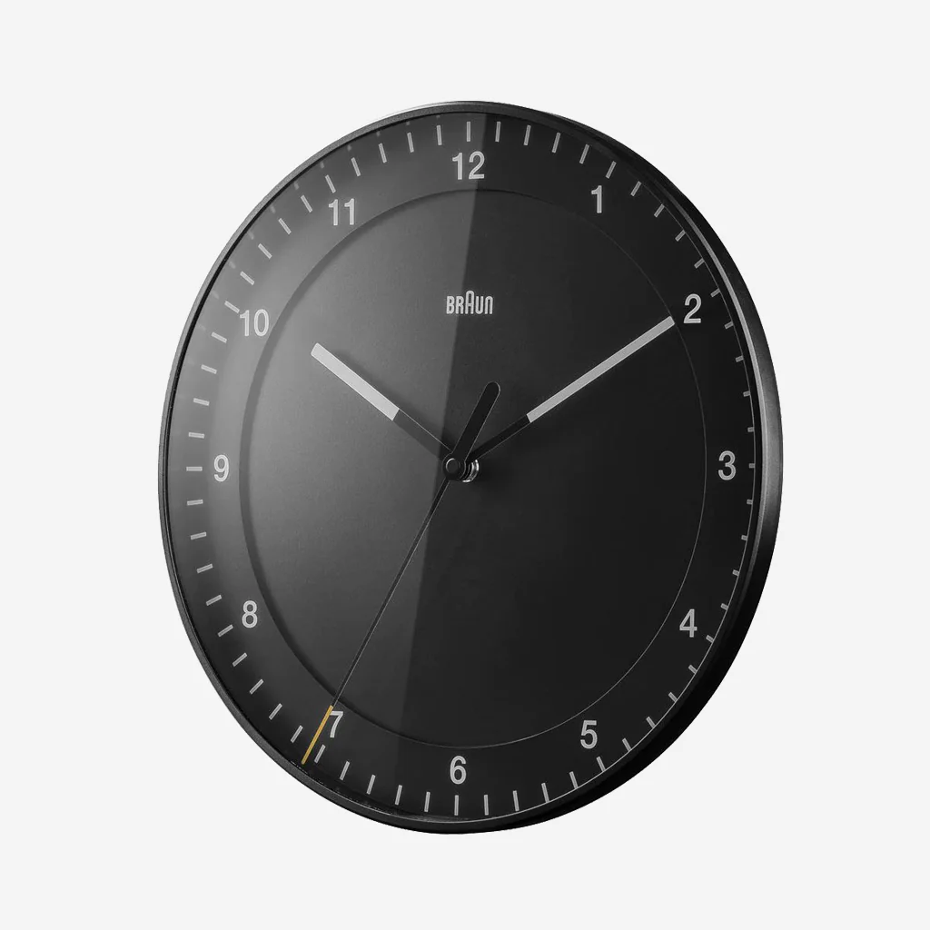 Braun BC17B Large Wall Clock 30cm Black - Image 4