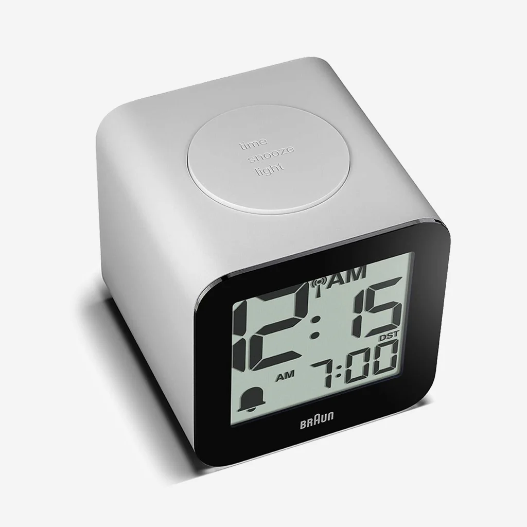 Braun BC25WP LCD Alarm Clock White - Image 3