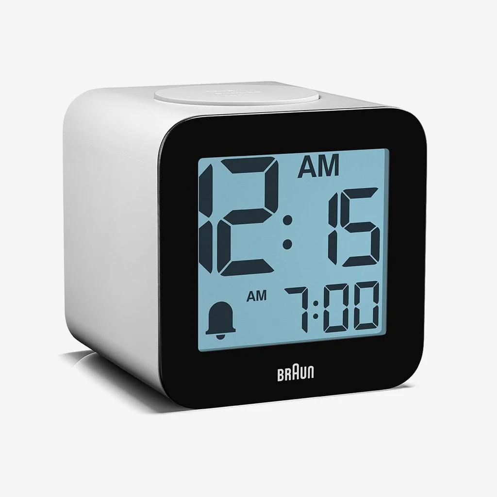 Braun BC25WP LCD Alarm Clock White - Image 5