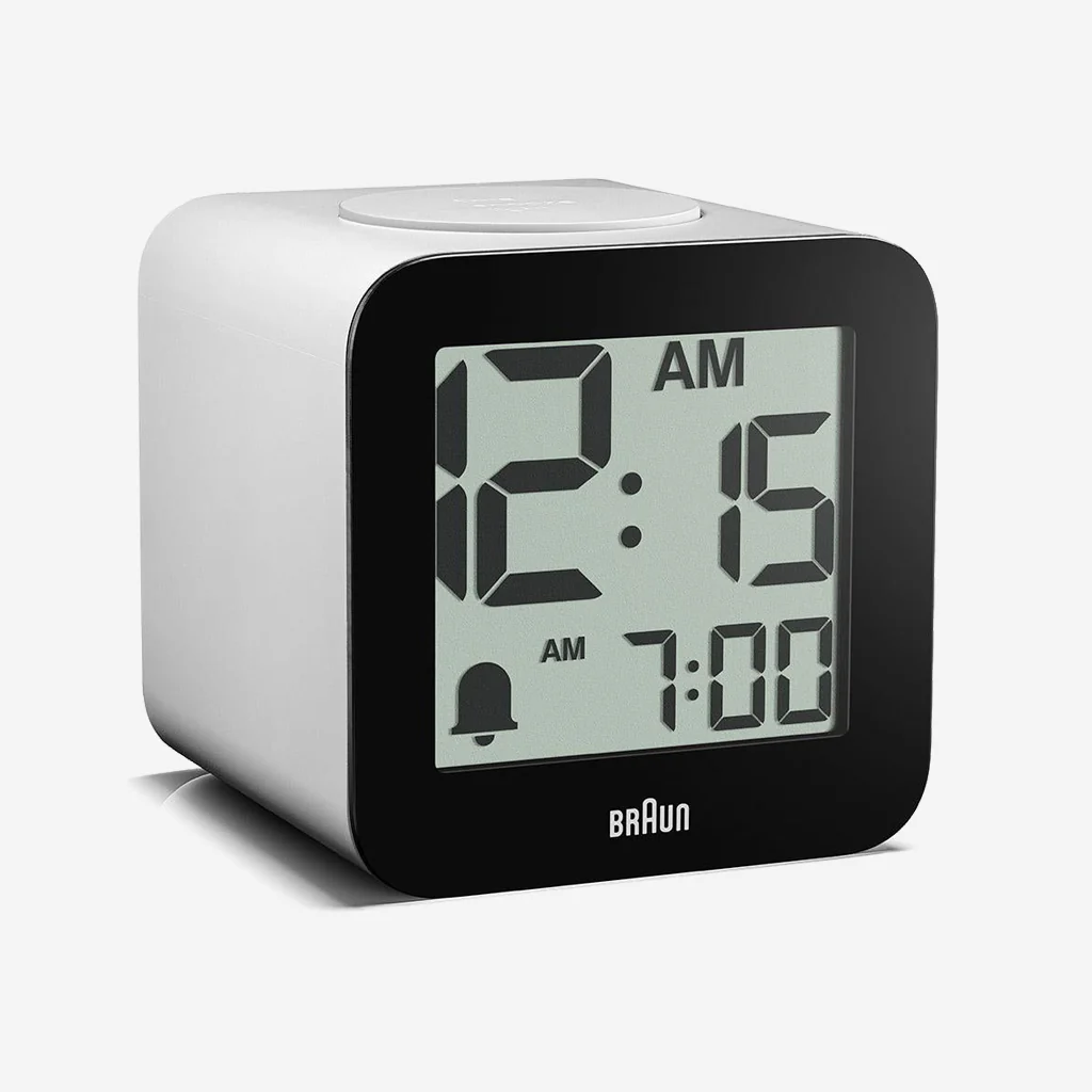 Braun BC25WP LCD Alarm Clock White - Image 6