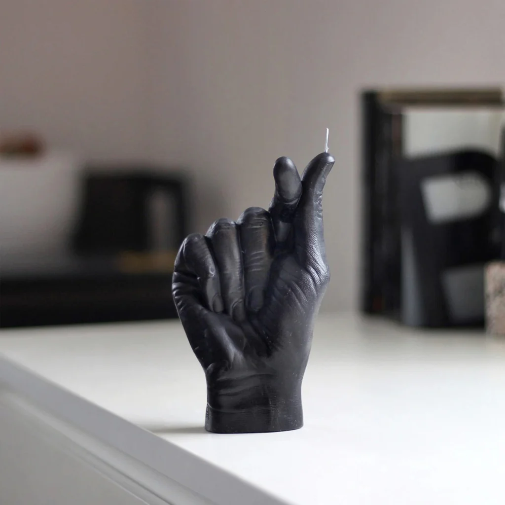 Candle Hand Black Hand Candle Love Heart - Image 2