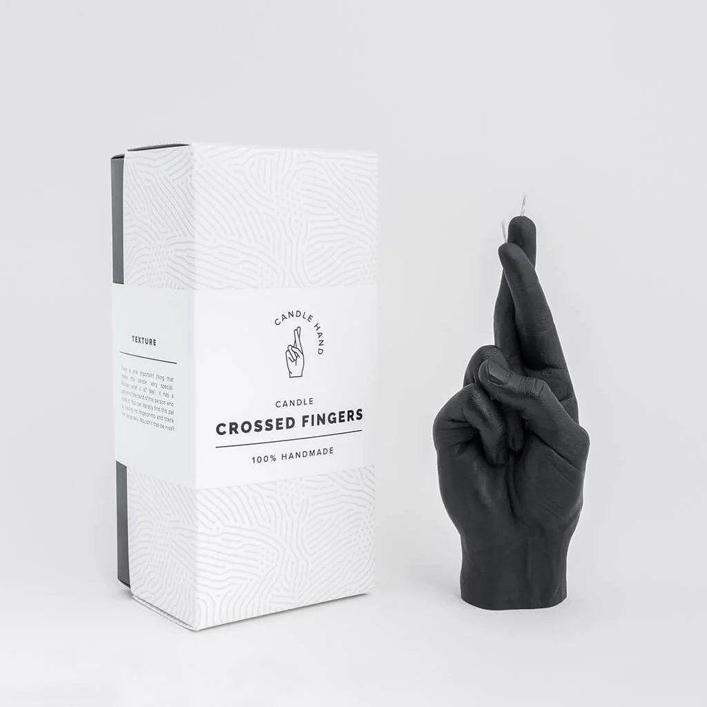 Candle Hand Black Hand Candle Crossed Fingers - Image 4