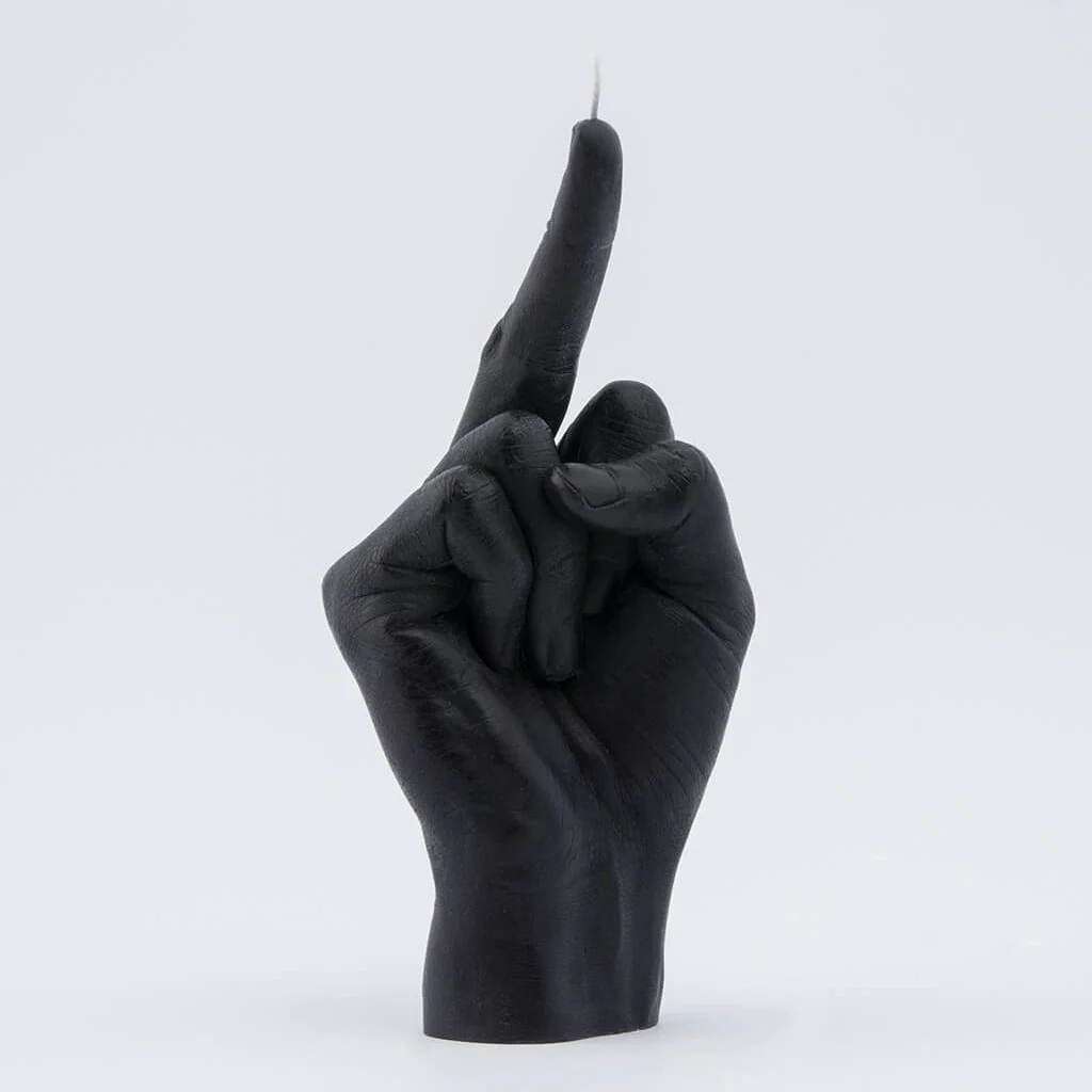 Candle Hand Black Hand Candle Fcuk You - Image 3