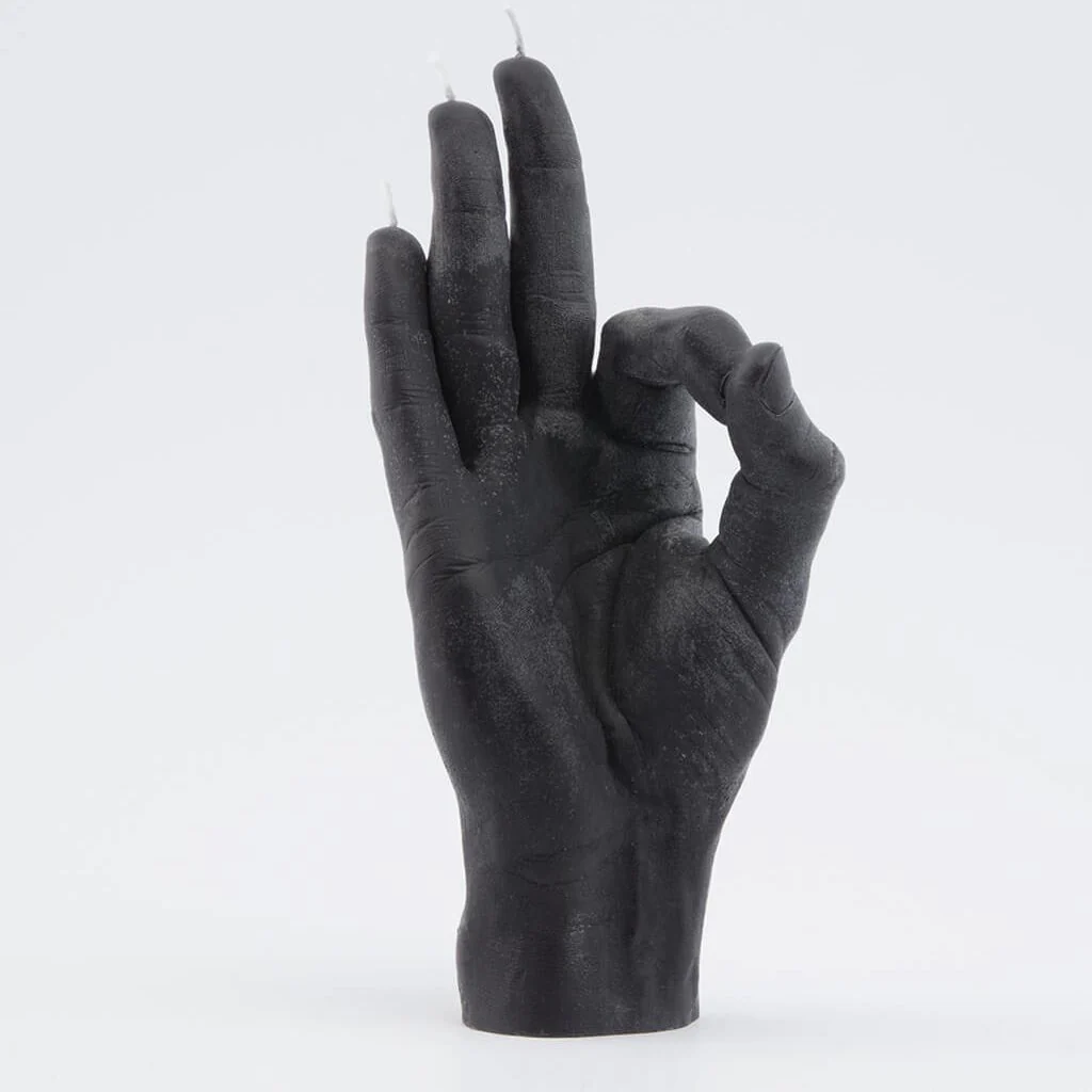 Candle Hand Black Hand Candle OK - Image 3
