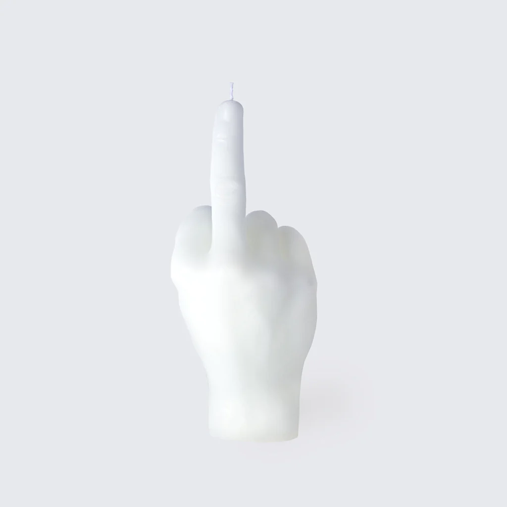Candle Hand White Hand Candle Fcuk You - Image 3