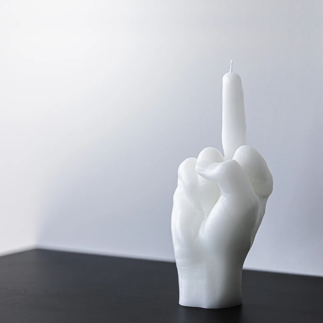 Candle Hand White Hand Candle Fcuk You - Image 5