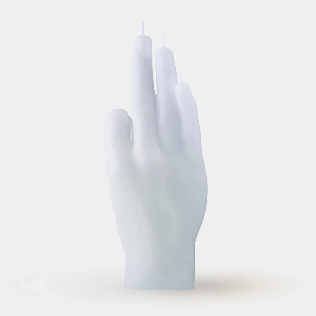 Candle Hand White Hand Candle OK - Image 3