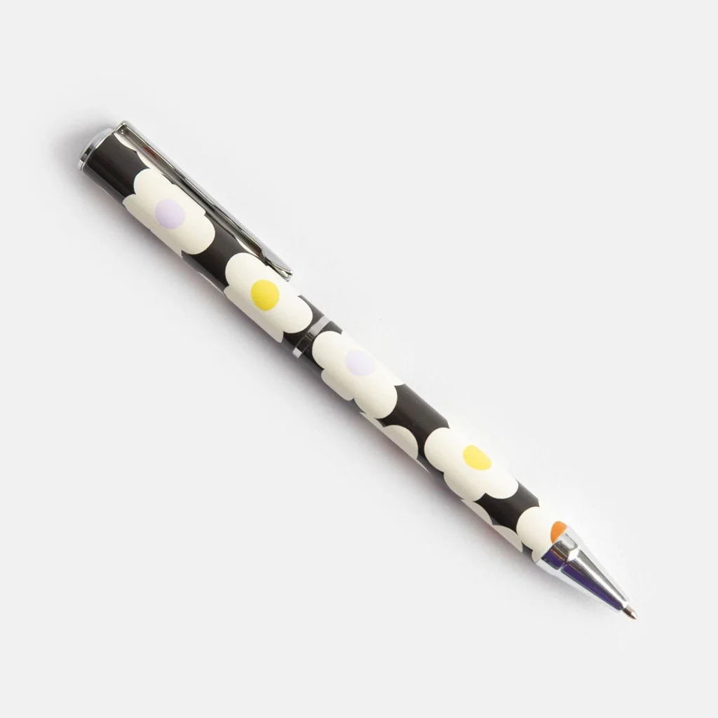 Caroline Gardner Charcoal Multi Flower Boxed Pen - Image 3