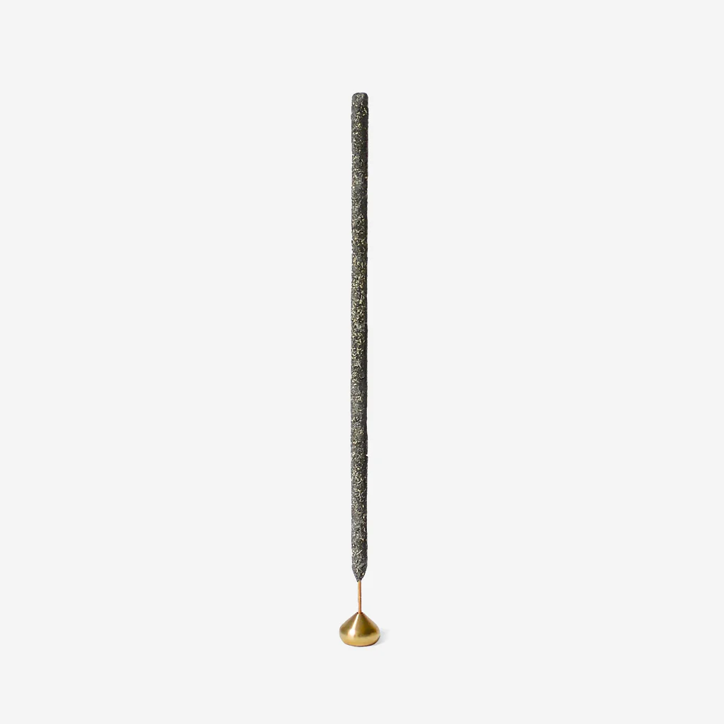 Cedar and Myrrh Brass Incense Holder Waterdrop - Image 4
