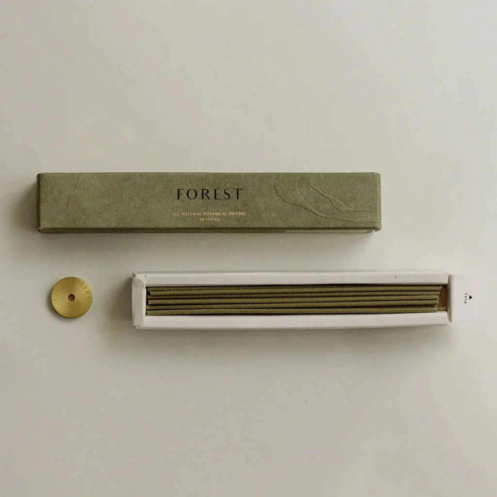 Cedar and Myrrh Hinoki Japanese Incense Stick Set - Image 2