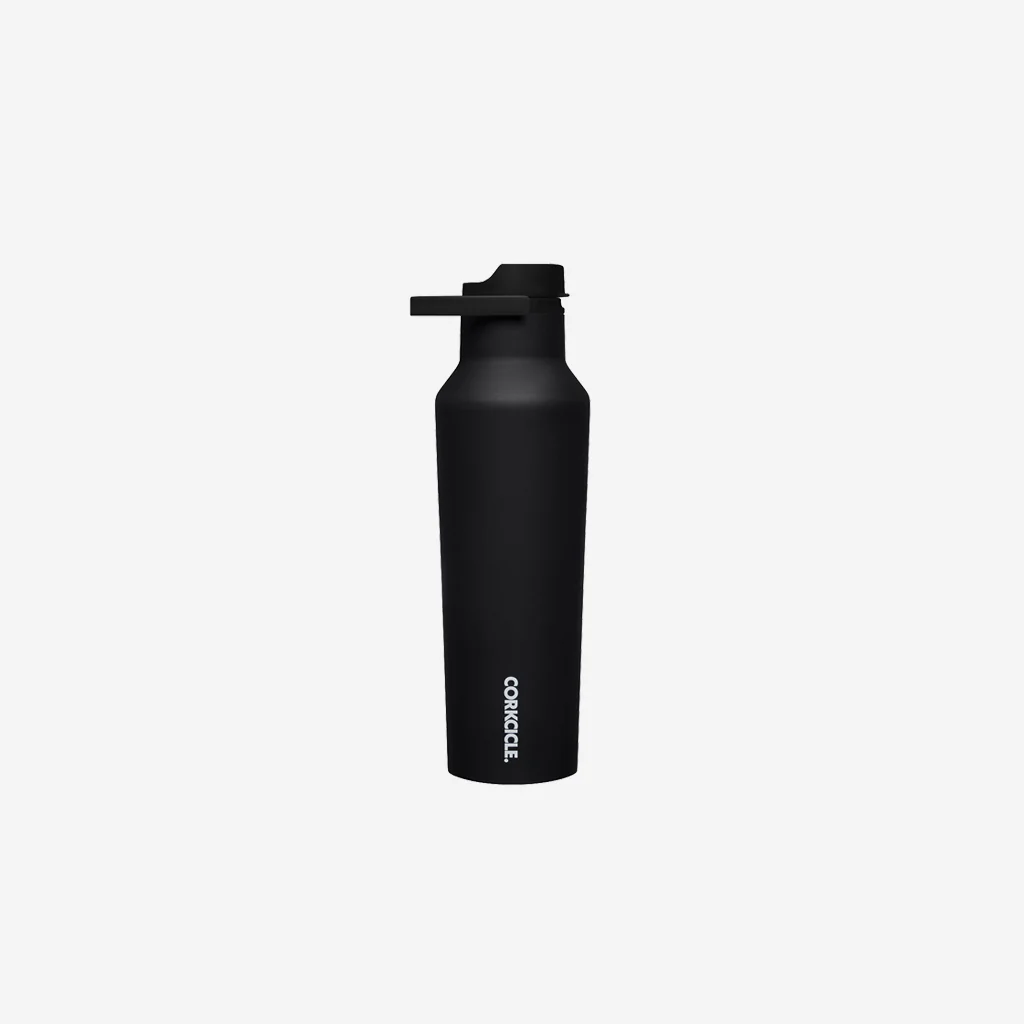 Corkcicle Black Sports Drink Bottle 600ml