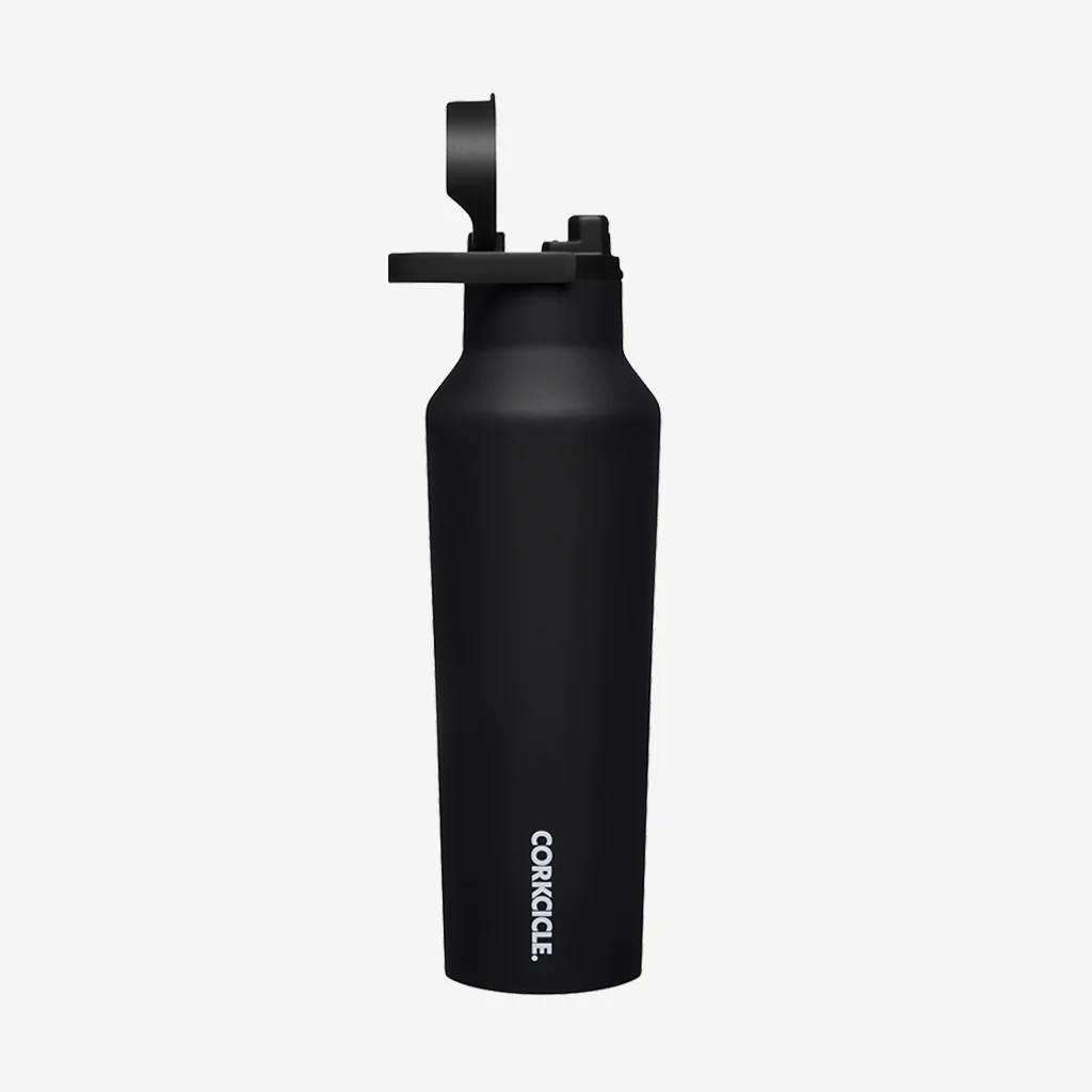 Corkcicle Black Sports Drink Bottle 600ml - Image 3