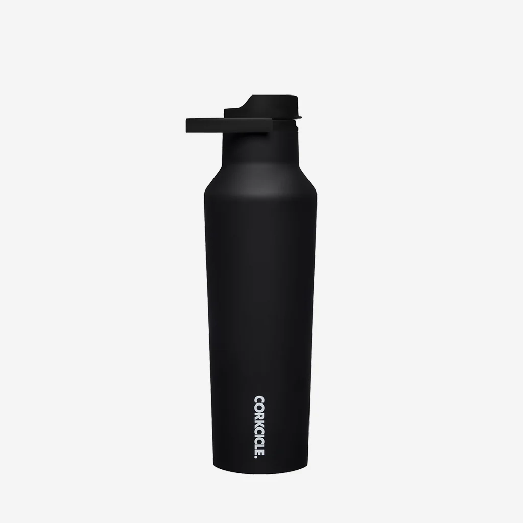 Corkcicle Black Sports Drink Bottle 600ml - Image 4