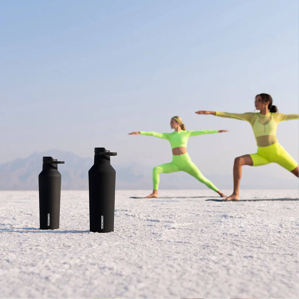 Corkcicle Black Sports Drink Bottle 600ml - Image 6