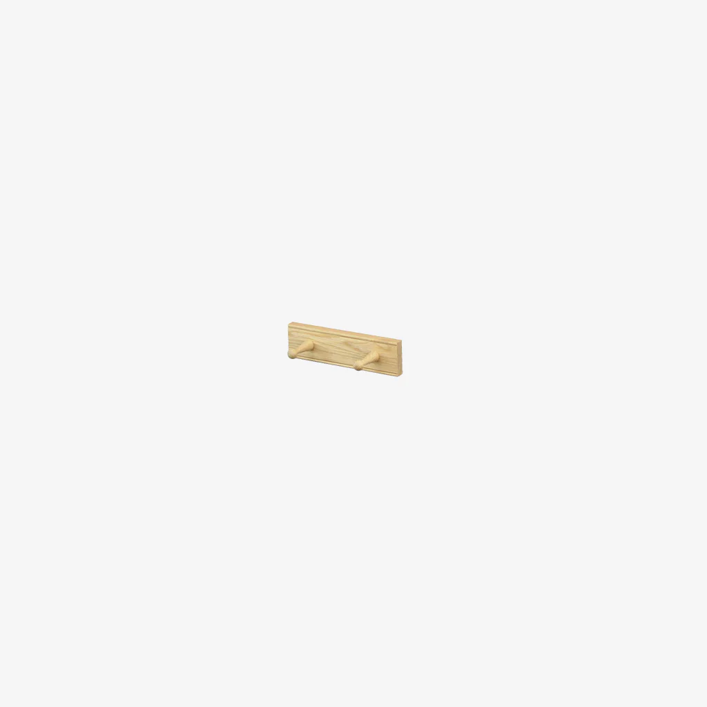 Creamore Mill Oak Peg Coat Rack 2