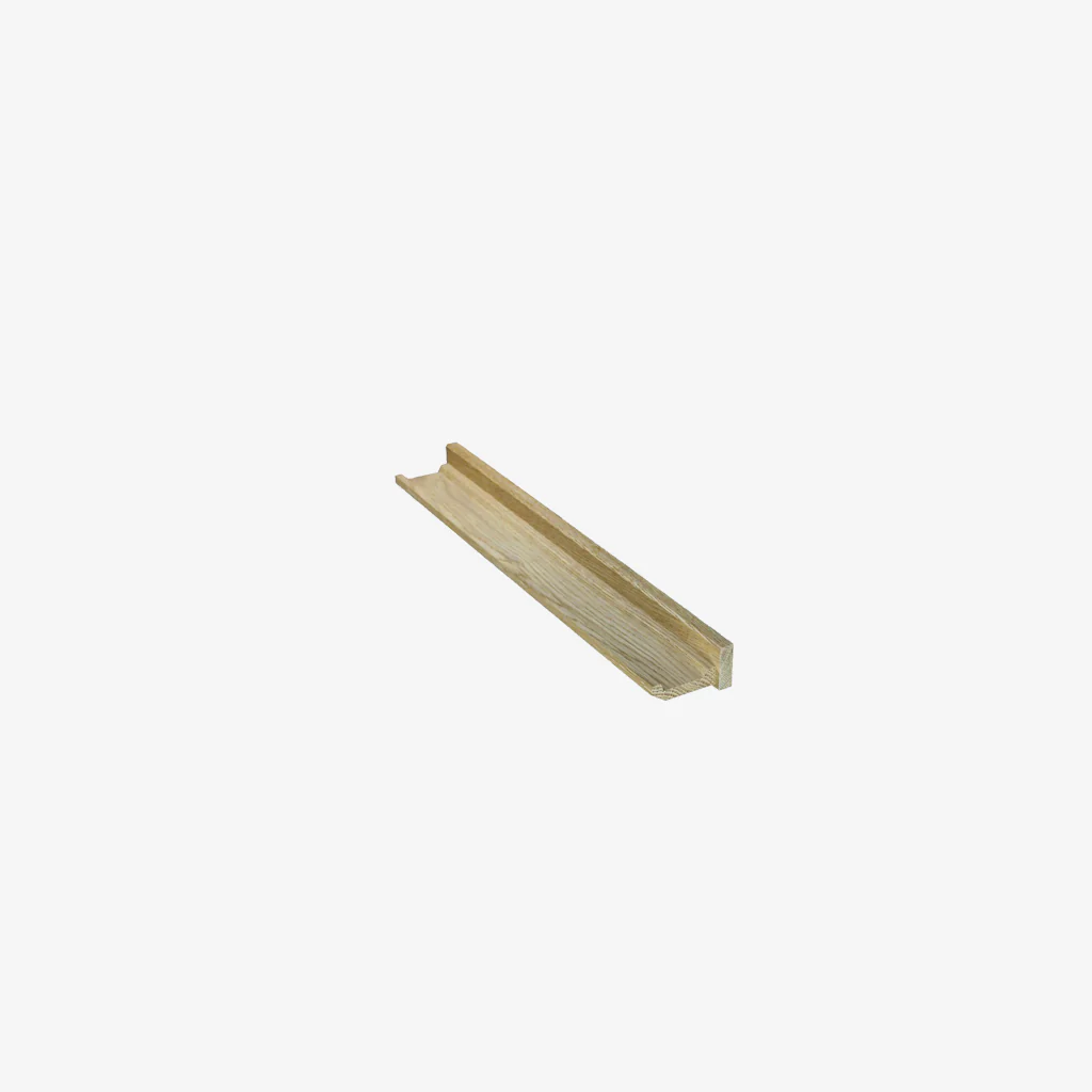Creamore Mill Oak Picture Ledge Shelf Long