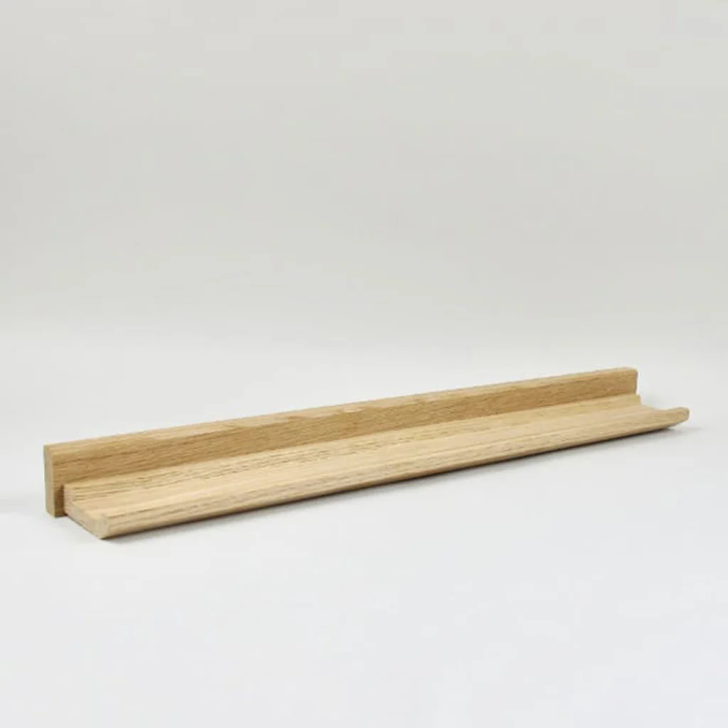 Creamore Mill Oak Picture Ledge Shelf Long - Image 4