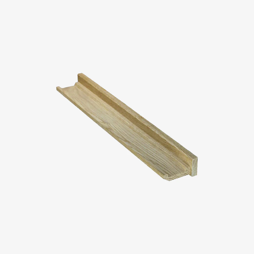 Creamore Mill Oak Picture Ledge Shelf Long - Image 6