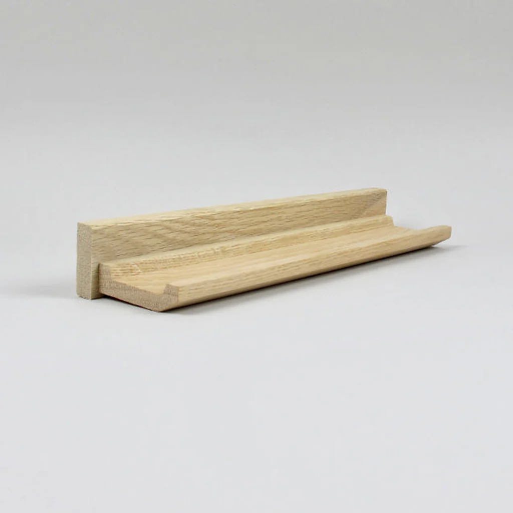 Creamore Mill Oak Picture Ledge Shelf Short - Image 5