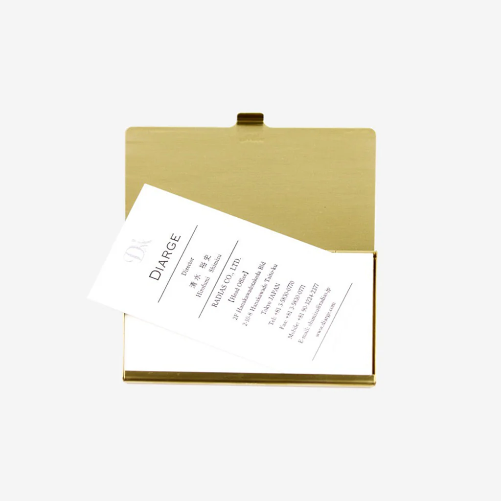 Diarge Brass Card Case - Image 2