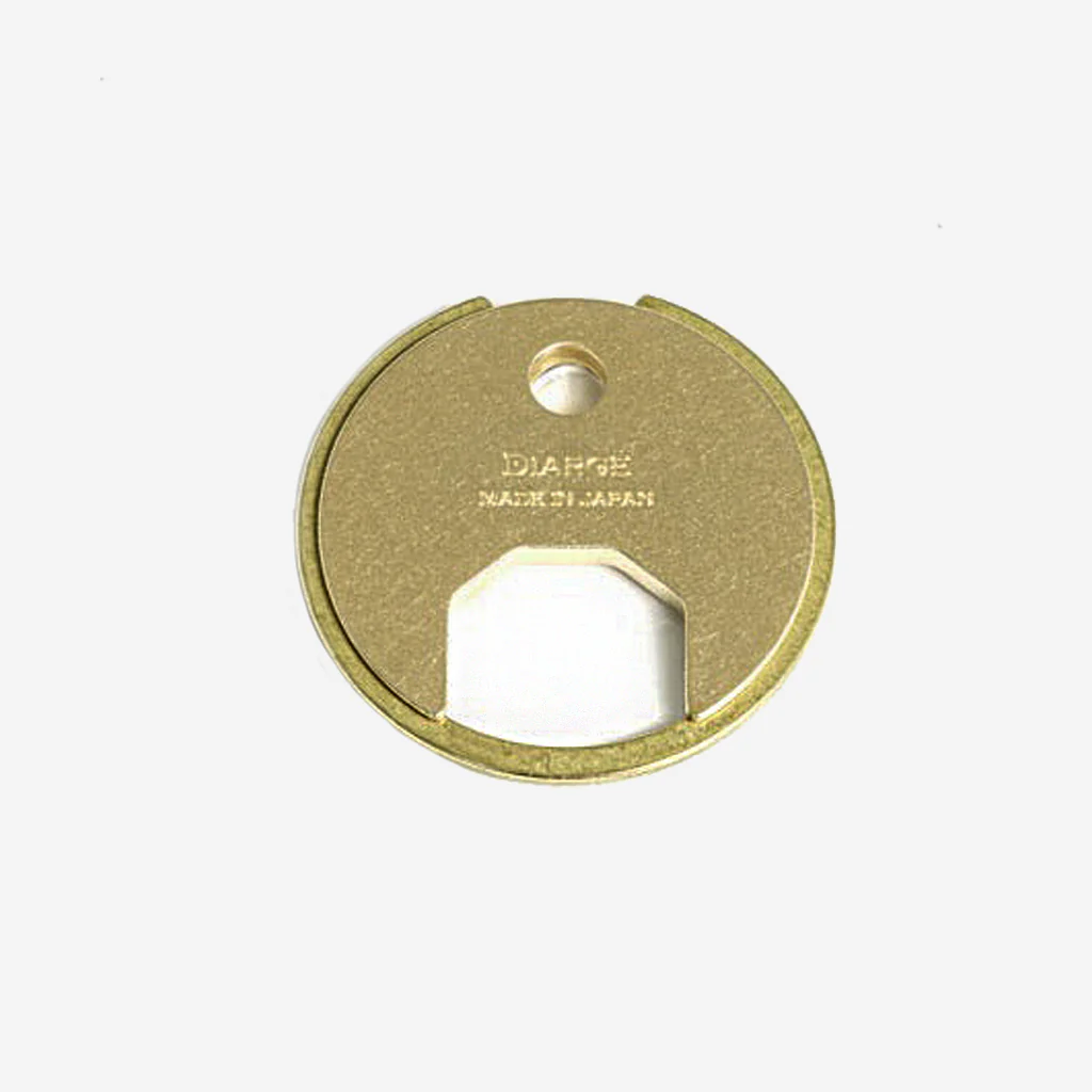 Diarge Brass Circle Disc Keyring - Image 5