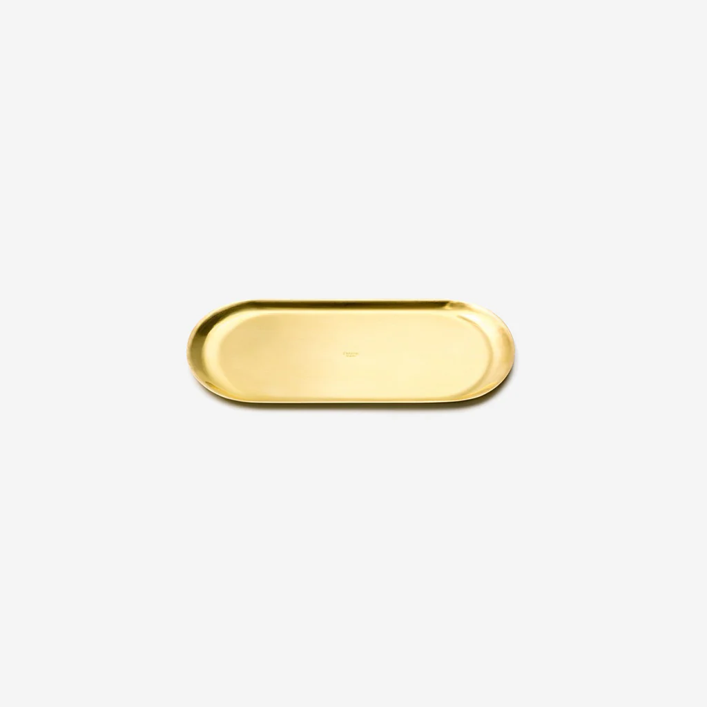 Diarge Brass Oval Pen Tray