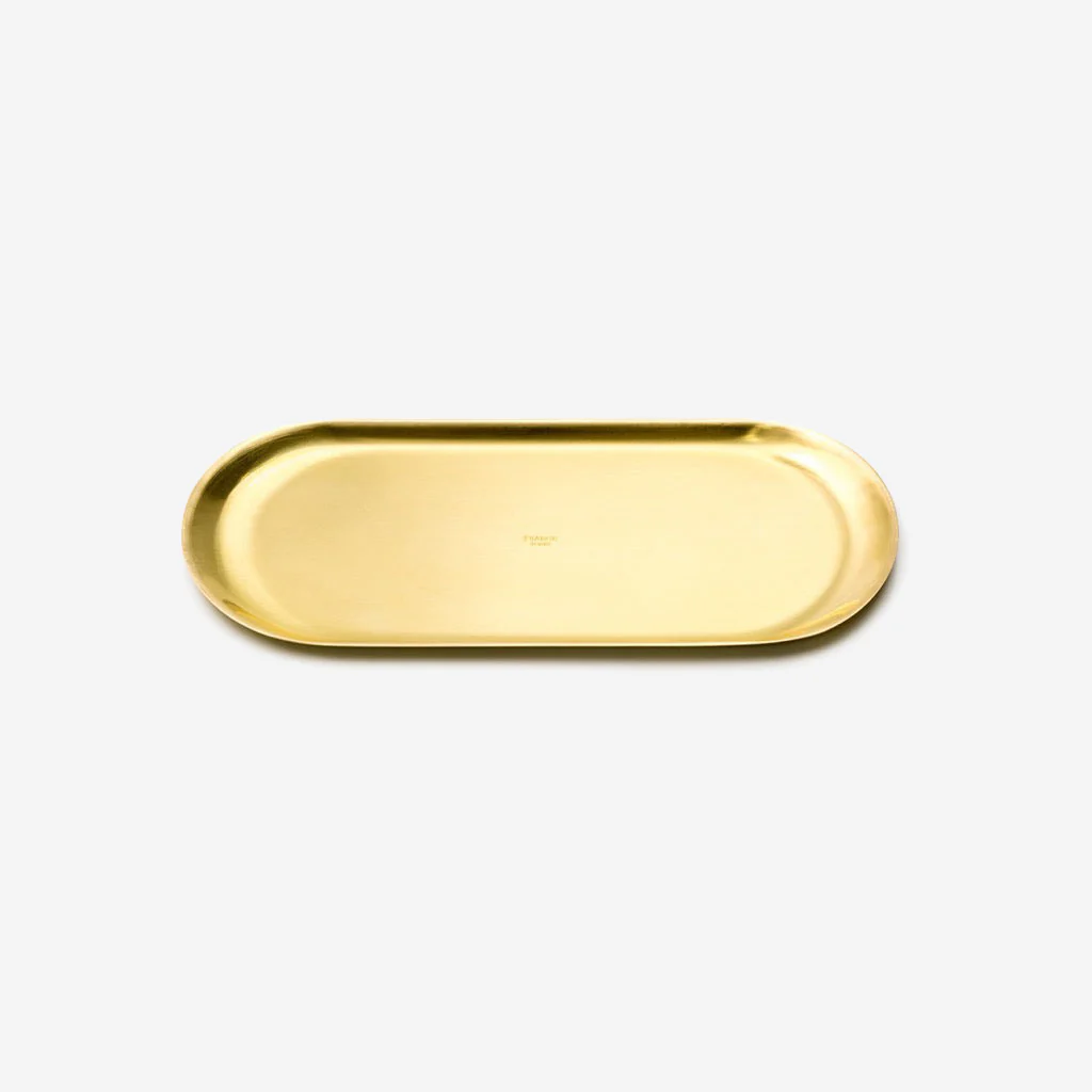 Diarge Brass Oval Pen Tray - Image 2