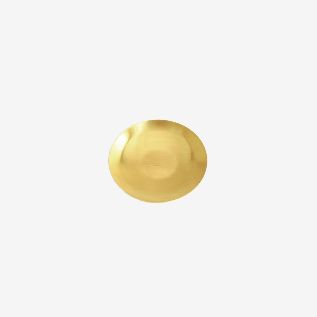 Diarge Brass Round Tray