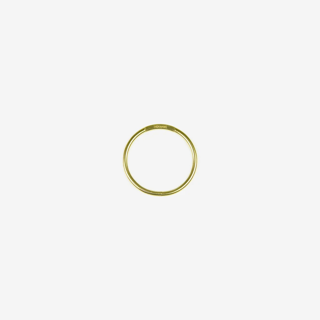 Diarge Brass Round Keyring