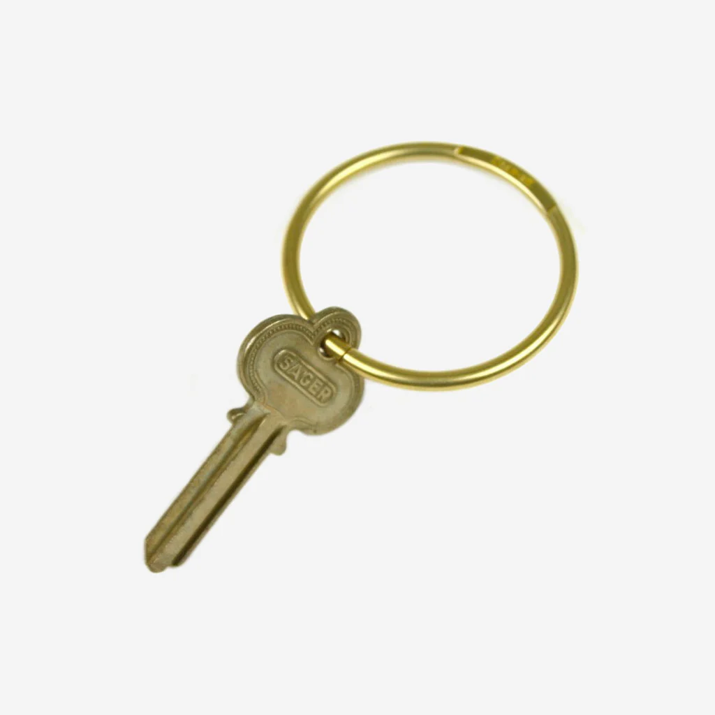 Diarge Brass Round Keyring - Image 2