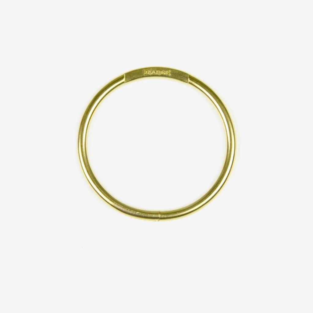 Diarge Brass Round Keyring - Image 6