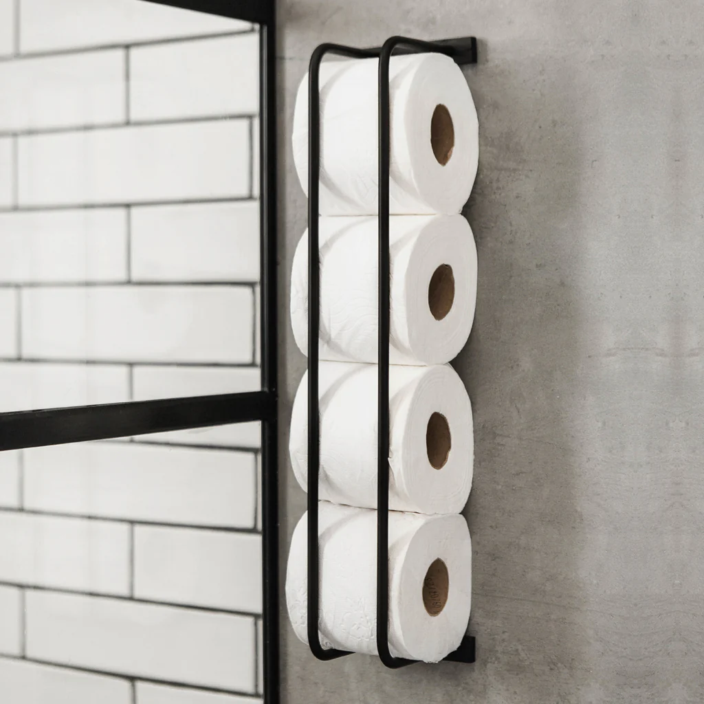 Ekta Living Bathroom Rack Smoked Oak - Image 3