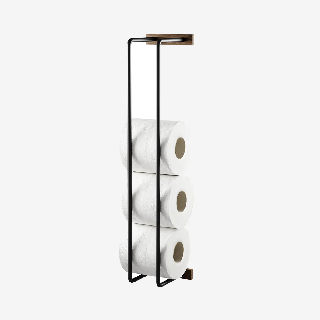 Ekta Living Bathroom Rack Smoked Oak - Image 5