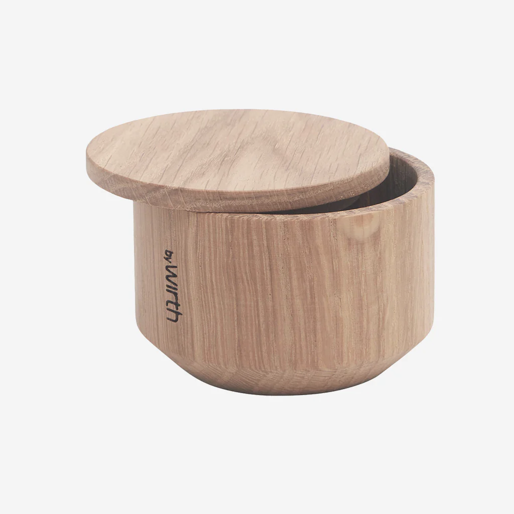 Ekta Living Salt Me Salt Jar Natural Oak - Image 6