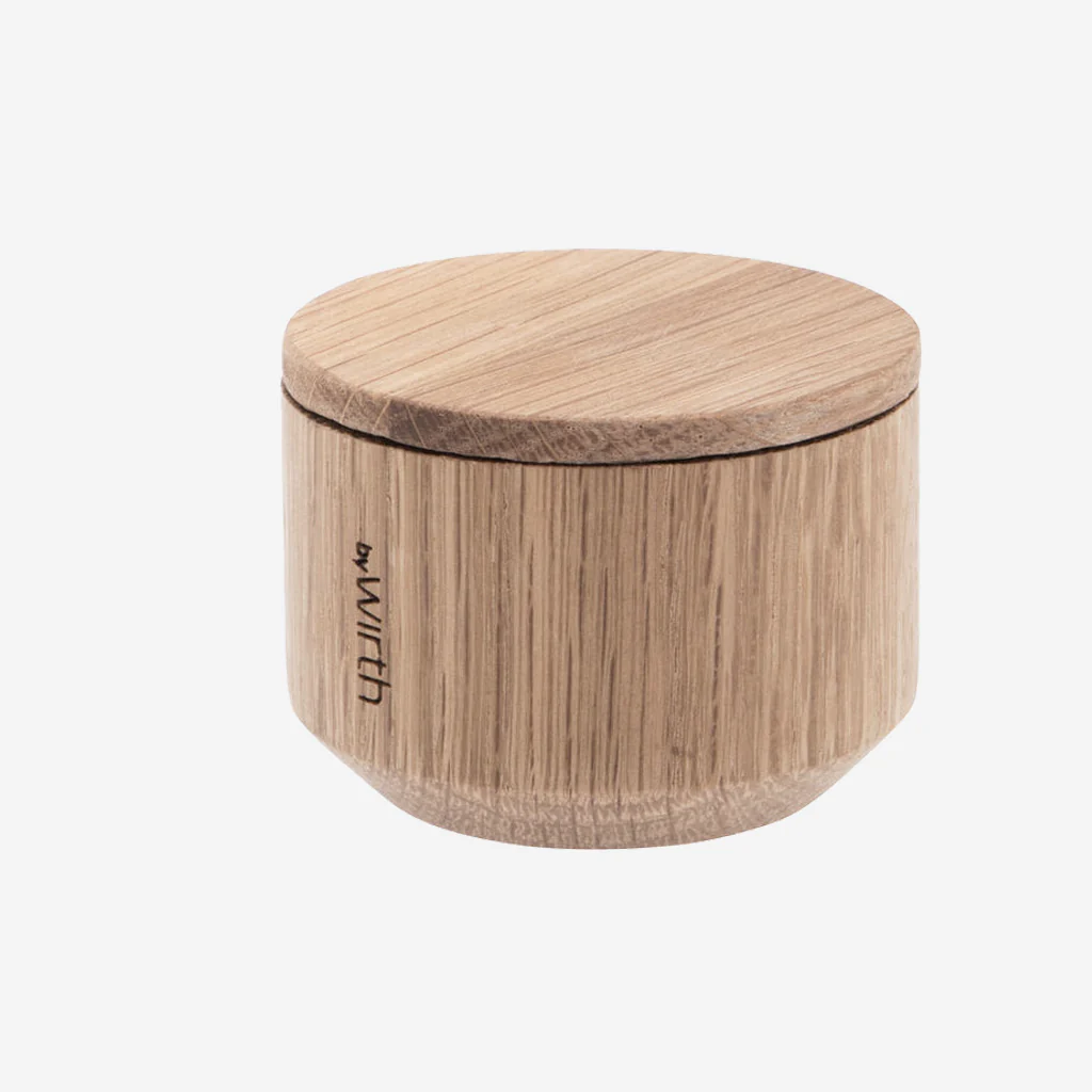 Ekta Living Salt Me Salt Jar Natural Oak - Image 7