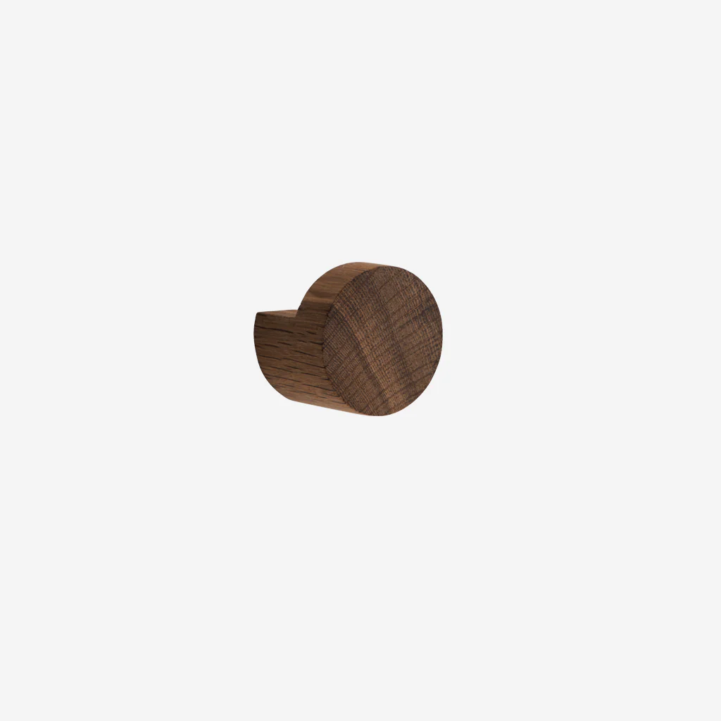 Ekta Living Wood Knot Hook Medium Smoked Oak