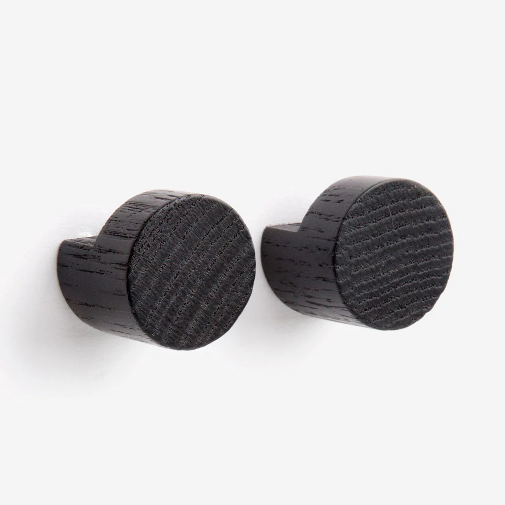 Ekta Living Wood Knot Hook Small Set Black Oak - Image 6
