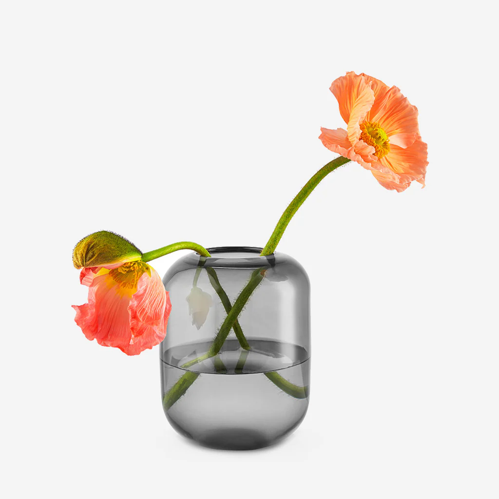 Eva Solo Acorn Vase Short Smoke - Image 2