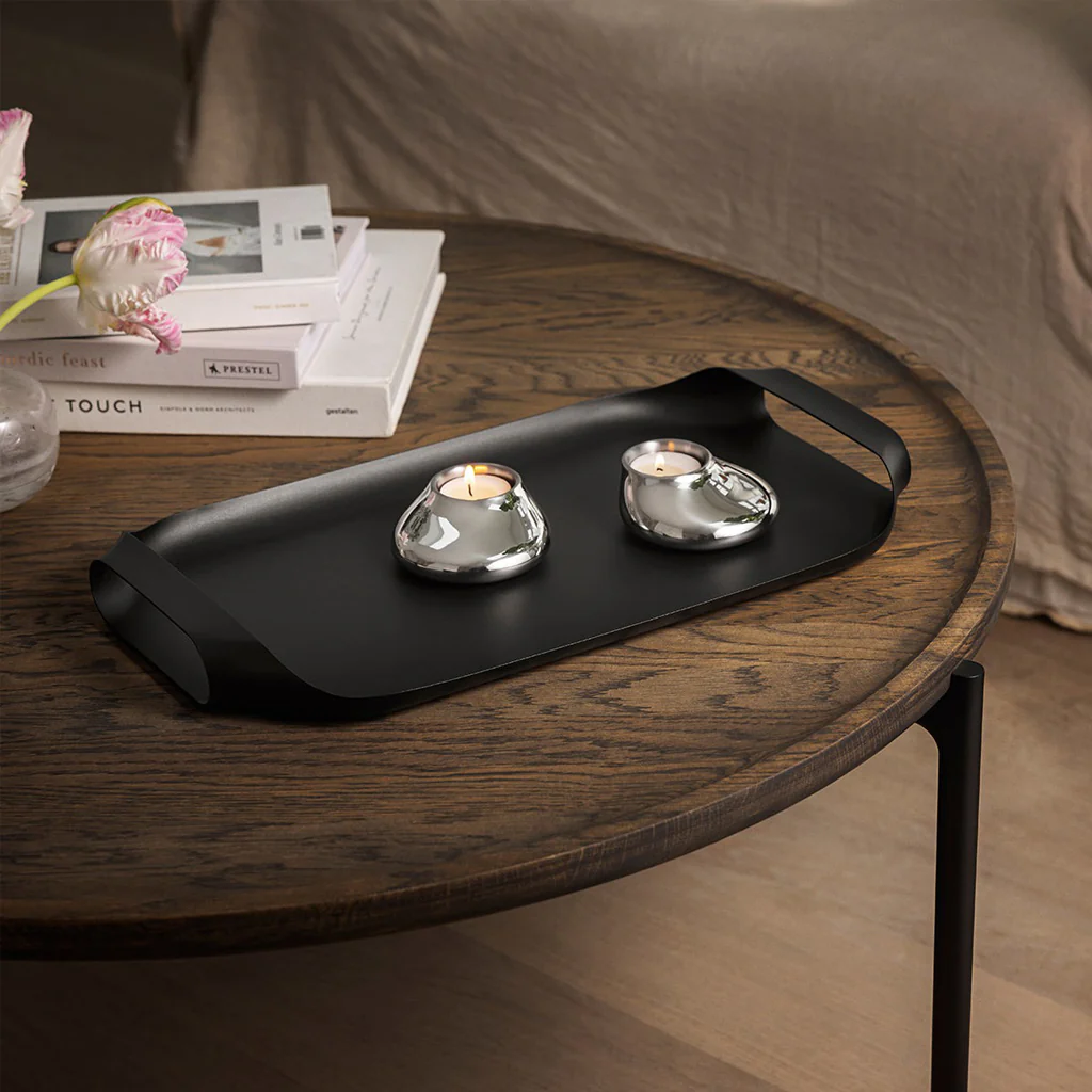 Eva Solo Liquid Lounge Serving Tray Matt Black - Image 2
