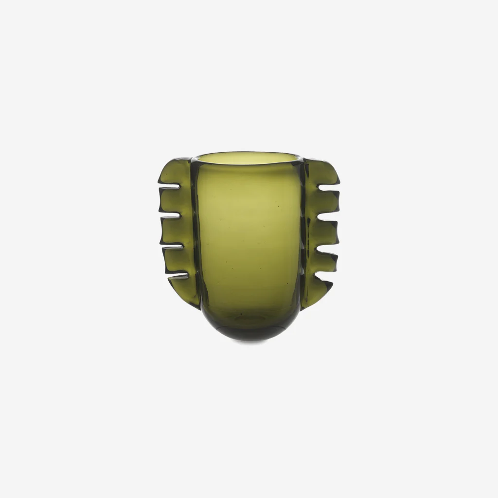 Ferm Living Alas Vase Moss Green