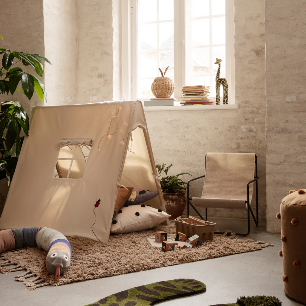 Ferm Living Amass Long Pile Rug Sand - Image 5